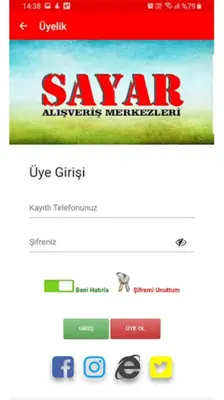 Sayar AVM android App screenshot 1